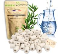 Perles de Céramique - GREEN KOALAS - 100 Perles - Améliore le goût - Purification de l'eau - Antioxydant