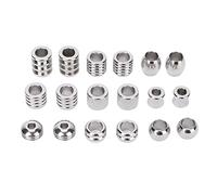 Perles de Cheveux Viking 18 Pièces Pinces à Cheveux Nœud Celtique, Pendentif Barbe en Acier Inoxydable Massif Dreadlocks Perles Accessoires Cheveux pour Barbes Cheveux