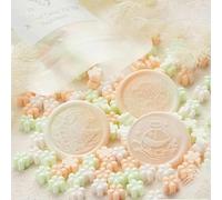 Perles de cire à cacheter, Paquet de 100 perles timbre sceau Vintage cinq(1488186 130pcs)