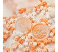 Perles de cire à cacheter, Paquet de 100 perles timbre sceau Vintage cinq(1488187 130pcs)