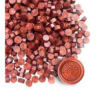 Perles de Cire à Cacheter Tomgenrine - Lot de 520 Perles Rouge vin nouveau | Pour Lettres Élégantes,Cartes de Vœux,Bouteilles de Vin & Créations Artistiques | Décoration Événementielle et Projets DIY