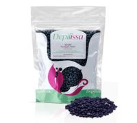 Perles de Cire Azurène Depilissa 400g - Épilation Douce pour Tous Types de Peau - Visage, Aisselles, Jambes, Bikini, Brésilienne - Sans Bandes - Fabriqué en Italie (0,4 kg, Azulène)