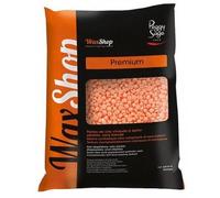 Perles de cire chaude à épiler jetable Premium orange sans bande 800 g