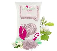 Perles de cire chaude professionnelle sans bande- Dermawax Jasmin Cristal Mauve- Épilation visage, maillot intégral, aisselles- Femme & Homme- 800 g- Vegan, Italie