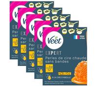Perles de Cire Chaude - VEET - Lot de 5 - 230 g - Hypoallergénique - Épilation sans bande