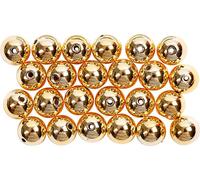 Perles de cire, D : 8 mm, taille du trou 1 mm, or, 50pcs.