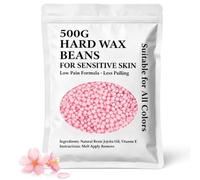 Perles de cire dure 500 g, pour l'épilation, adaptées aux peaux sensibles.