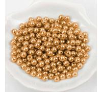 Perles de cire env. 100 pièces, 8mm, or