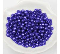 Perles de cire env. 200 pièces, 6mm, bleu foncé / bleu roi