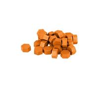 Perles de cire hexagonales 30 g - Orange