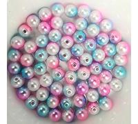 Perles de cire multicolores scintillantes env. 600 pièces, 4mm, rose, jaune, blanc