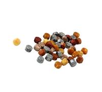 Perles de cire - Perles de cire à sceller - Granulés de cire d'étanchéité - 100 pastilles de cire créatives - Perles de scellement octogonales pour tampon de cire, tampons de cire d'étanchéité pour