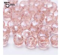 Perles De Clip Tchèque À Facettes De 4,6 Et 8mm,Billes D'espacement Pour Bijoux De Bureau,Bracelet Et Collier À Faire Soi-Même,Ab,Document - Type Z319ab Water Red-6mm