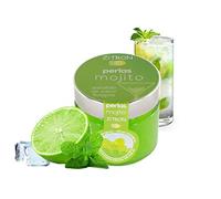 Perles de cocktail Mojito. Concentré de fruits en perles pour cocktail / décoration / tapas / salades / Noël / boissons. Sphères de zitron de haute qualité. Bocal de 180gr, 160-180 sphères.