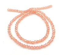 Perles De Cristal À Facettes D'autriche Pour La Perles Fabrication De Bijoux Rondes D'espacement En Vrac Pour Bracelets Et Boucles D'oreilles,2 3 4 6 8mm - Type C50ab Water-Red-6mm About 90pcs