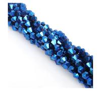 Perles de cristal autrichiennes à facettes en verre, espaceurs libres for la fabrication de bijoux et de bracelets.(Color-14,4.0mm 110pcs)