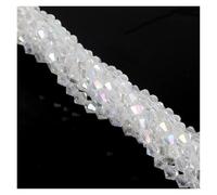 Perles de cristal autrichiennes à facettes en verre, espaceurs libres for la fabrication de bijoux et de bracelets.(Color-11,3.0mm 145pcs)