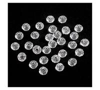 Perles de cristal bicônes, Perles d'espacement Bicone en cristal multicolores, paquet de 4 à 10mm for la fabrication bijoux faire soi-même(White,4mmx500pcs)