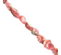 Perles de cristal Rhodochrosite - Pierre roulée de 18 mm