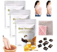 Perles De Drainage Lymphatique Et Amincissant Pour Les Pieds,Perles De Trempage Au Venin D'Abeille Pour Le Drainage Lymphatique Des Pieds,AméLiore La Circulation Sanguine