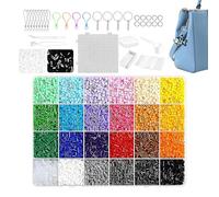 Perles de fusible pour,Kit de bricolage bricolage - Pixel Art et artisanat Set,Pour Adolescents Adultes Anniversaire Vacances Projets scolaires Activités familiales Intérieur Jeux