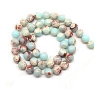 Perles de jaspe zèbre rose en pierre minérale naturelle mate et polie pour la fabrication de bijoux, bracelets et colliers, perles d'espacement de 4 à 12 mm, jaspe Shoushan, 8 mm, 46 pièces
