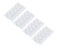 Perles de lampe SMD, perles lumineuses à usage général avec filtre à lentille optique couleur de lumière blanche pour réparation de TV LED 6V(20 Pcs)
