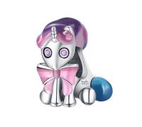 Perles de licorne irisées, breloque pour bracelet, compatible avec le collier bracelet pandora