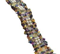 Perles de luxe Appliques Robe de mariée élégante pour femmes Applications polyvalentes pour robes Manteau Perles à la mode