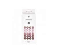 Perles de macramé en bois 25mm X24 -Tons de rose -(...) - Multicolore