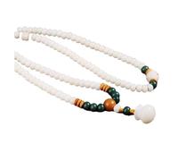 Perles de Mala Bracelet de Perles Jade Bodhi 108, Collier de Perles de Bouddha de prière for Femmes et Hommes for la méditation du Yoga