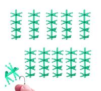 Perles de pêche | 10 cordes douces et légères | Support de crochet de pêche, pour bateau, kayak, traîne en eau salée côtière, terrasse, rivière, lac, étang, plage, camping