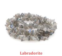 Perles De Pierre Irrégulières Pour Bijoux,Gemmes Naturelles,Larimar,Tourmaline,Alanding Yst,Gravier À,Forme Libre,Collier Exécutif,Bracelet,5-8mm - Type Labradorite-5-8mm 16inches