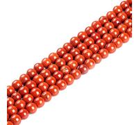 Perles de pierre naturelle 4mm jaspe rouge rond lâche perles énergie Pierre pouvoir de guérison pour la fabrication de bijoux bricolage 1 brin 15"