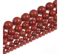 Perles de pierre naturelle 6mm jaspe rouge rond lâche perles énergie Pierre pouvoir de guérison pour la fabrication de bijoux bricolage 1 brin 15"