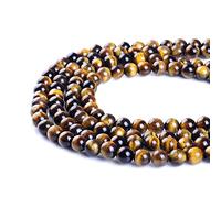 Perles de pierre naturelle œil-de-tigre Ruilong AAAA pour la fabrication de bijoux, 12MM