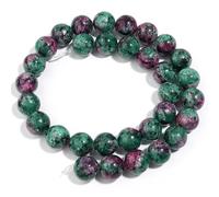 Perles de Pierre Naturelles Rondes Perles lches pour fabriquer Un Collier de Bricolage 4/6/8/10 / 12 mm