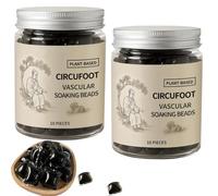 Perles de plantes Bioequis, perles de bain de pieds à l'extrait naturel d'armoise pour hommes et femmes, soulage l'inconfort