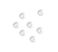Perles de pluie blanc mat