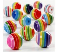 Perles de résine - Multi mix - Réf 699841 - Environ 50 pièces - Mixte - Pour enfants