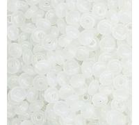 Perles de riz en verre imitation jade, lot de 10 g, 3 x 6 mm, perles uniques dispersées, bijoux faits main, style B, environ 50 pièces