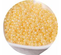 Perles de rocaille en verre de jade tchèque, imitation super uniforme, 2/3/4 mm, pour bijoux, bracelets, bagues, accessoires de charme DIY, FY13, jaune foncé, 4 mm, 10 g, 144 pièces