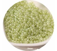 Perles de rocaille en verre de jade tchèque, imitation super uniforme, 2/3/4 mm, pour bijoux, bracelets, bagues, accessoires de charme DIY, FY26, vert citron, 2 mm, 10 g, 810 pièces