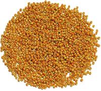 Perles de rocaille en verre petites perles de rocaille 10/25 g 2 mm perles de rocaille en verre colorées breloque à rayures rondes entretoise perle-orange en vrac-2 mm x 10 g