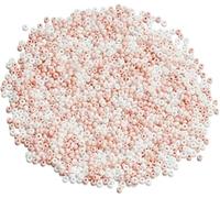 Perles de rocaille en verre petites perles de rocaille 10/25 g 2 mm perles de rocaille en verre colorées breloque à rayures rondes entretoise perle-rose-2 mm x 10 g