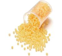 Perles de rocaille en verre petites perles de rocaille 1000/1800 pièces 2mm couleur bonbon perles de rocaille en verre tchèque mignon en vrac petite perle bracelet artisanat-Orange-2mm x 1800 pièces