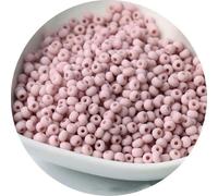 Perles de rocaille en verre Petites perles de rocaille 2/3/4 mm Macaron Couleur unie Perles de rocaille en verre uniformes givrées Perles d'espacement en vrac pour bracelet Bijoux DIY-Han Zi29-2 mm 8