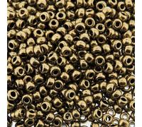 Perles de rocaille Miyuki 8/0 Bronze fonc m tallis Tube de 22 grammes