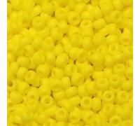 Perles de rocaille Miyuki 80 Jaune opaque Tube de perles de 22 grammes