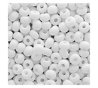 Perles de rocaille Preciosa pour Bijoux - Blanc opaque - 15/0 - 50 g